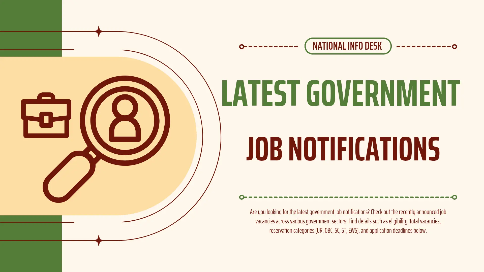 Latest Government Job Notifications