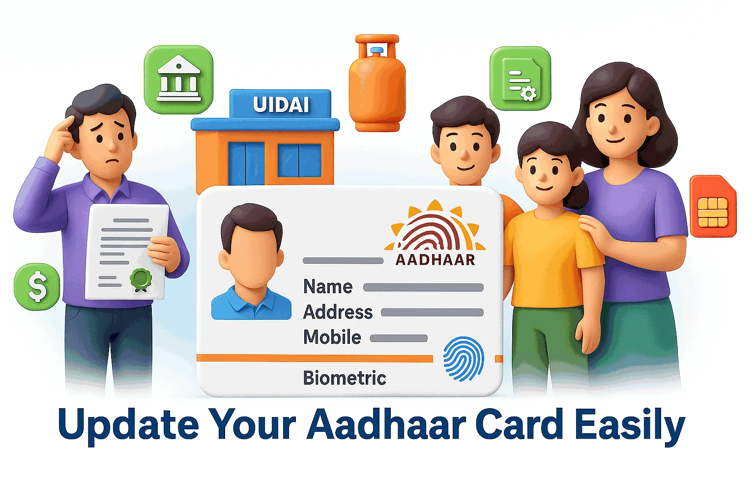 How to Update Aadhaar Card in India β Step-by-Step for All Age Groups
