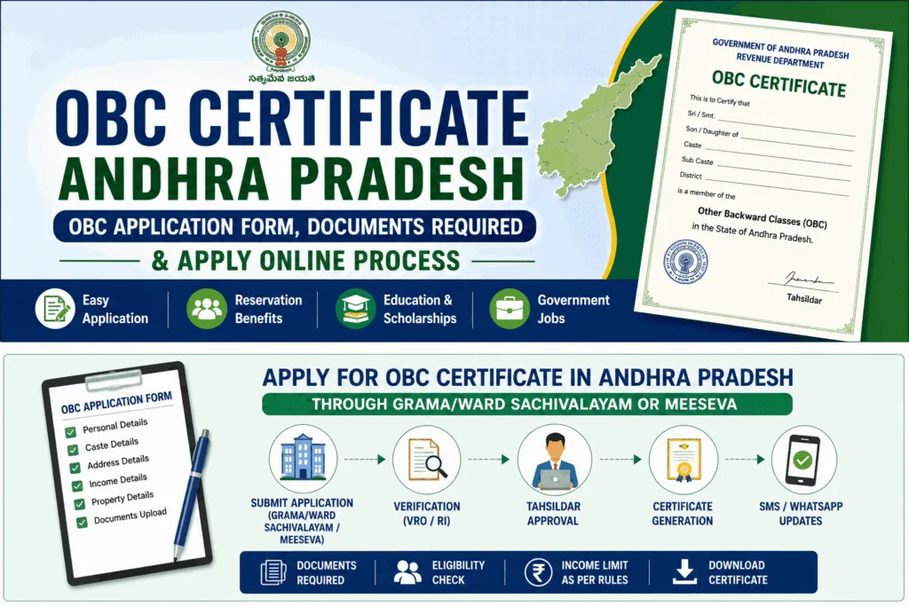 OBC Certificate and OBC Application Form